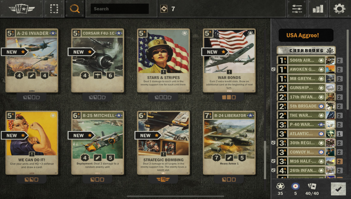 Kards deck editor screen