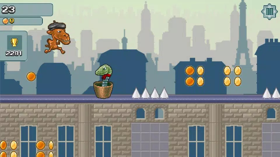 In-game screenshot, Paris rooftops