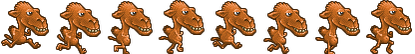 Camel run-cycle sprite sheet