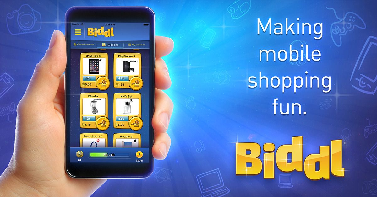 Biddl marketing banner