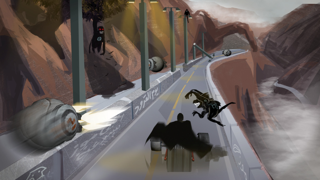SGR gameplay environment concept